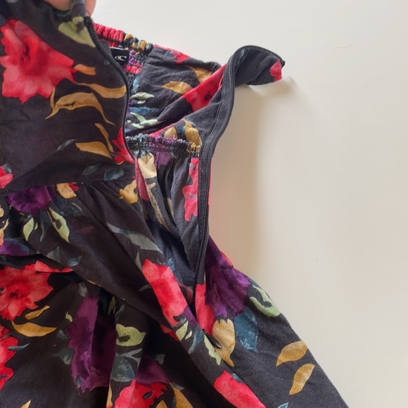 O’Neill Strapless Floral Top/Tunic - Picture 4 of 7
